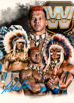 Photo 8x10 signée Tatanka
