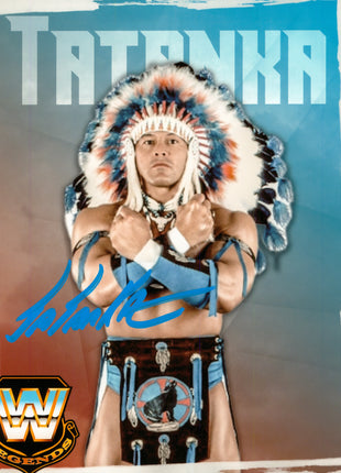 Photo 8x10 signée Tatanka