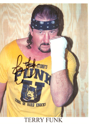 Photo 8x10 signée par Terry Funk