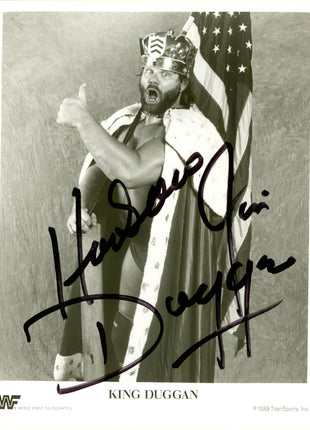 Jim Duggan signed 8x10 Photo