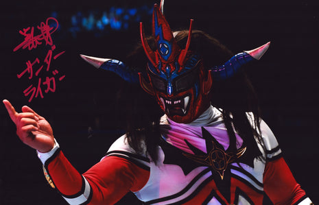 Jushin Liger signed 11x17 Photo