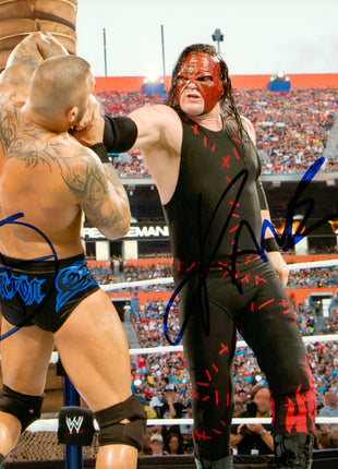 Randy Orton & Kane dual signed 8x10 Photo (w/ JSA)