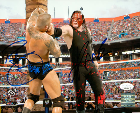 Randy Orton & Kane dual signed 8x10 Photo (w/ JSA)