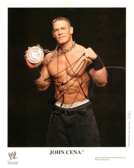 John Cena signed 8x10 Photo