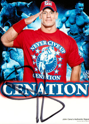 John Cena signed 8x10 Photo