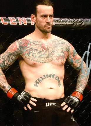 CM Punk signed 8x10 Photo (w/ Beckett)