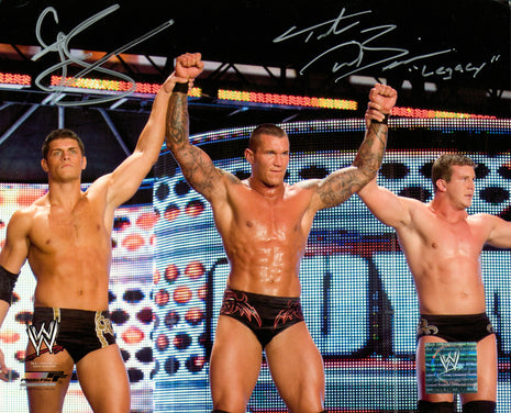 Cody Rhodes & Ted DiBiase Jr dual signed 8x10 Photo (w/ JSA)