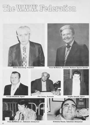 Vince McMahon signed Magazine Page (w/ PSA)