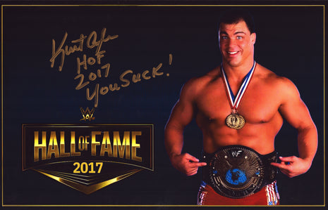 Kurt Angle signed 11x17 Photo