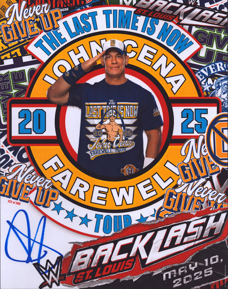 John Cena signed 11x14 Photo