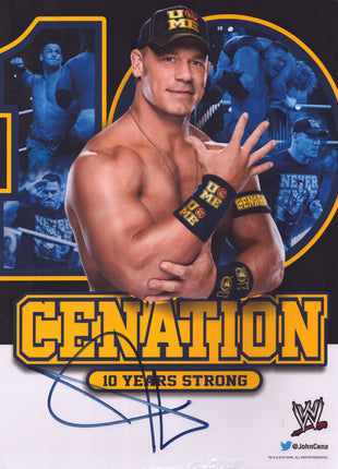 John Cena signed 11x14 Photo
