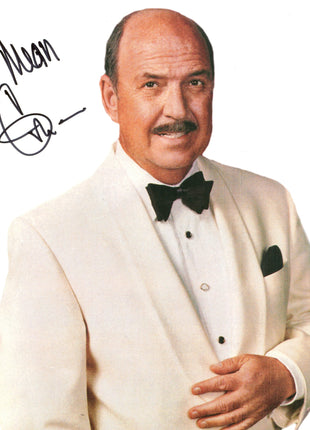 Mean Gene Okerlund signed 8x10 Photo