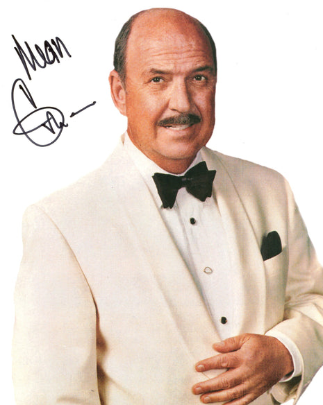 Mean Gene Okerlund signed 8x10 Photo