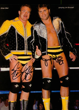 Killer Bees - Jim Brunzell & Brian Blair dual signed 8x10 Photo