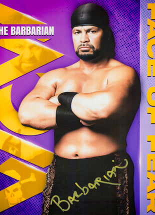 Barbarian signed 8x10 Photo