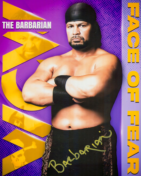 Barbarian signed 8x10 Photo
