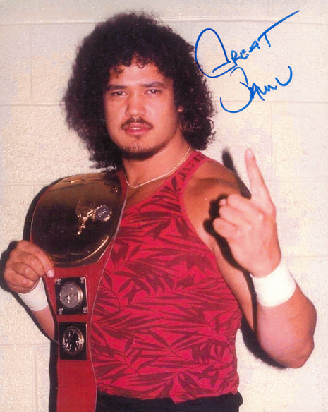 Great Samu signed 8x10 Photo