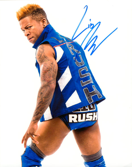 Lio Rush signed 8x10 Photo