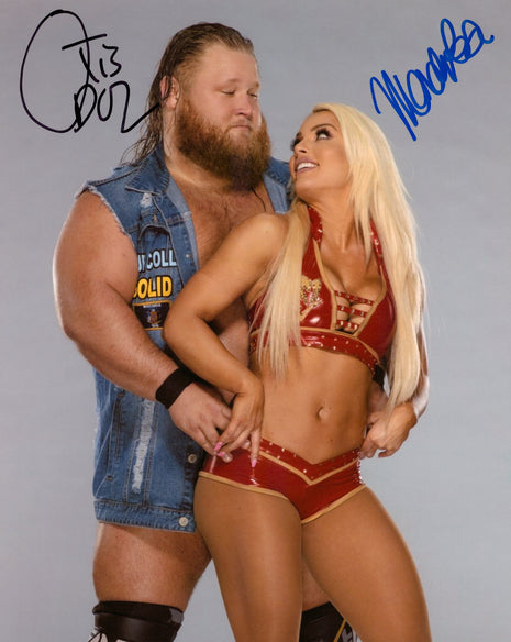 Otis & Mandy Rose dual signed 8x10 Photo