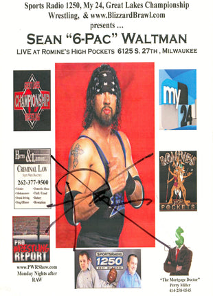 X-Pac signed 5x7 Photo