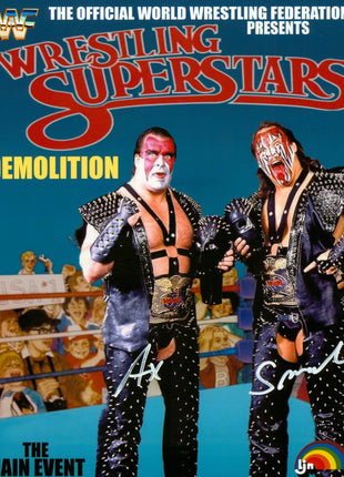 Ax & Smash dual signed 8x10 Photo