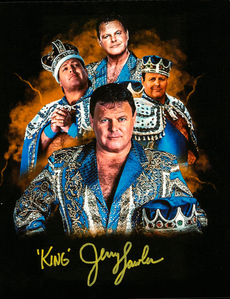 Jerry Lawler signed 8x10 Photo