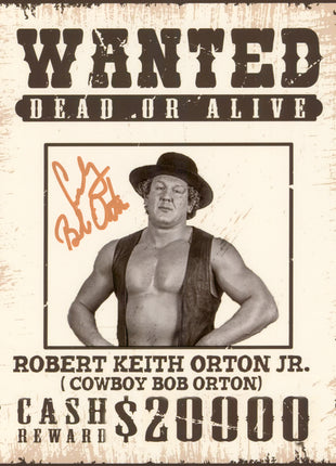 Bob Orton signed 8x10 Photo