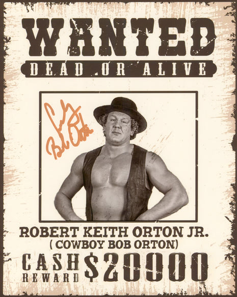 Bob Orton signed 8x10 Photo