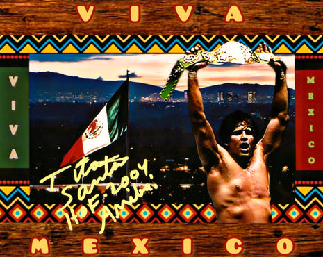 Tito Santana signed 8x10 Photo