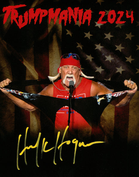 Hulk Hogan signed 8x10 Photo