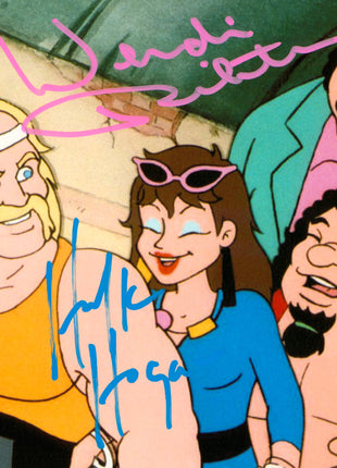 Hulk Hogan & Wendi Richter dual signed 8x10 Photo (w/ Beach Shop COA)