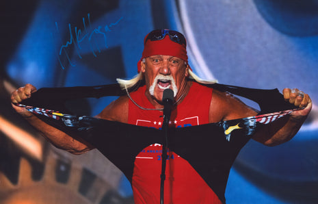 Foto firmada de Hulk Hogan de 11 x 17