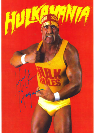 Photo 11x17 signée par Hulk Hogan
