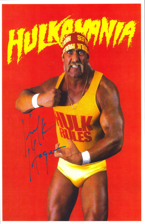 Photo 11x17 signée par Hulk Hogan