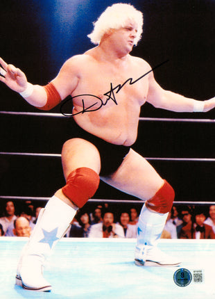 Dusty Rhodes signed 8x10 Photo (w/ Beckett)