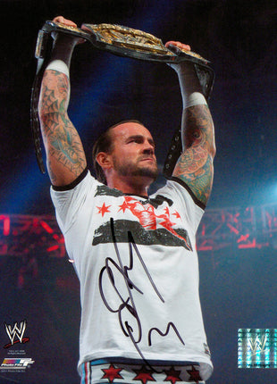 CM Punk signed 8x10 Photo