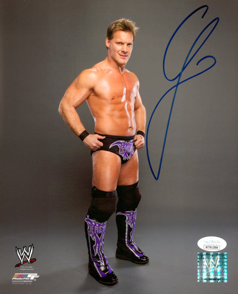 Chris Jericho signed 8x10 Photo (w/ JSA)