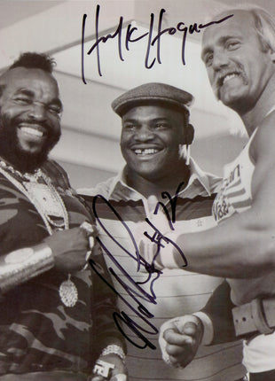 William Perry & Hulk Hogan dual signed 8x10 Photo