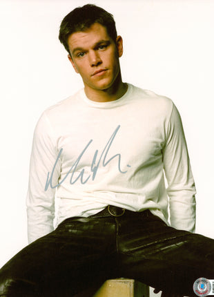 Matt Damon (Good Will Hunting) signed 8x10 Photo (w/ Beckett)