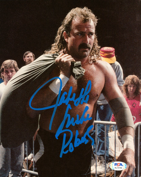 Jake Roberts signed 8x10 Photo (w/ PSA)