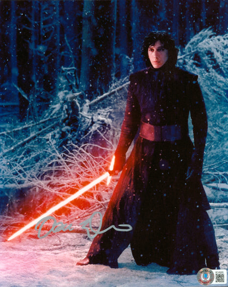 Adam Driver (Star Wars) signed 8x10 Photo (w/ Beckett)