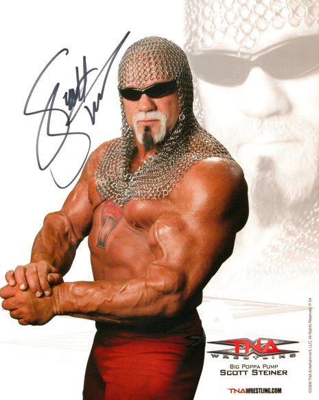 Fotografía firmada de Scott Steiner de 8x10