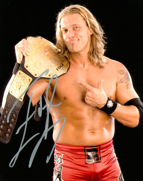 Edge signed 8x10 Photo