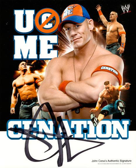 John Cena signed 8x10 Photo