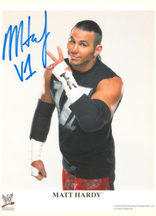 Matt Hardy signed 8x10 Photo