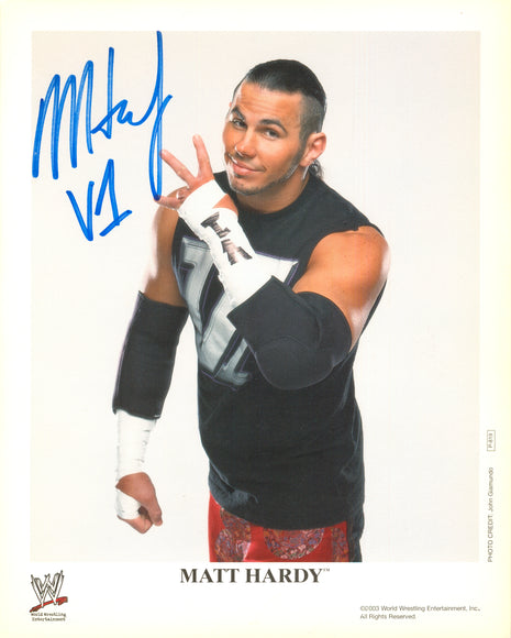 Matt Hardy signed 8x10 Photo