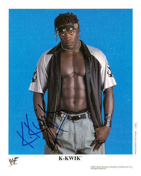 K-Kwik signed 8x10 Photo