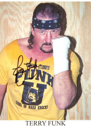 Terry Funk signed 8x10 Photo