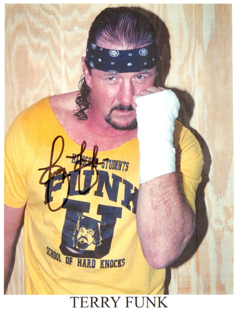 Terry Funk signed 8x10 Photo