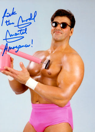 Rick Martel signed 8x10 Photo (Arrogance Inscription)